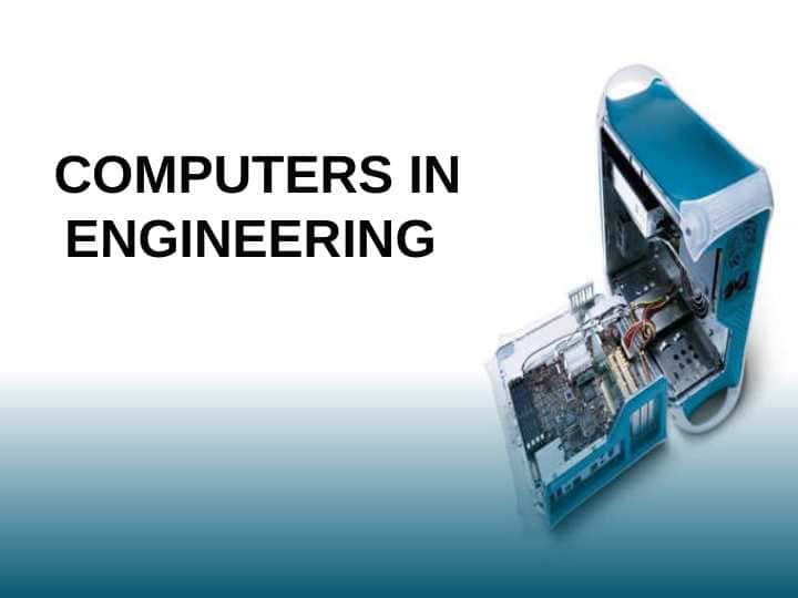 COMPUTERS IN ENGINEERING