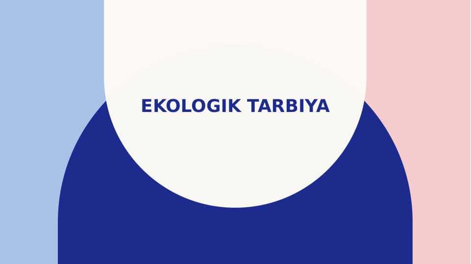 Ekologik tarbiya