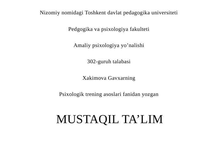 Kognitiv ko'nikmalari oshirish