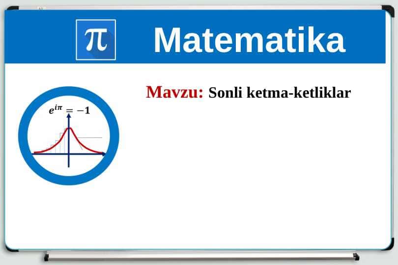 Sonli ketma-ketliklar