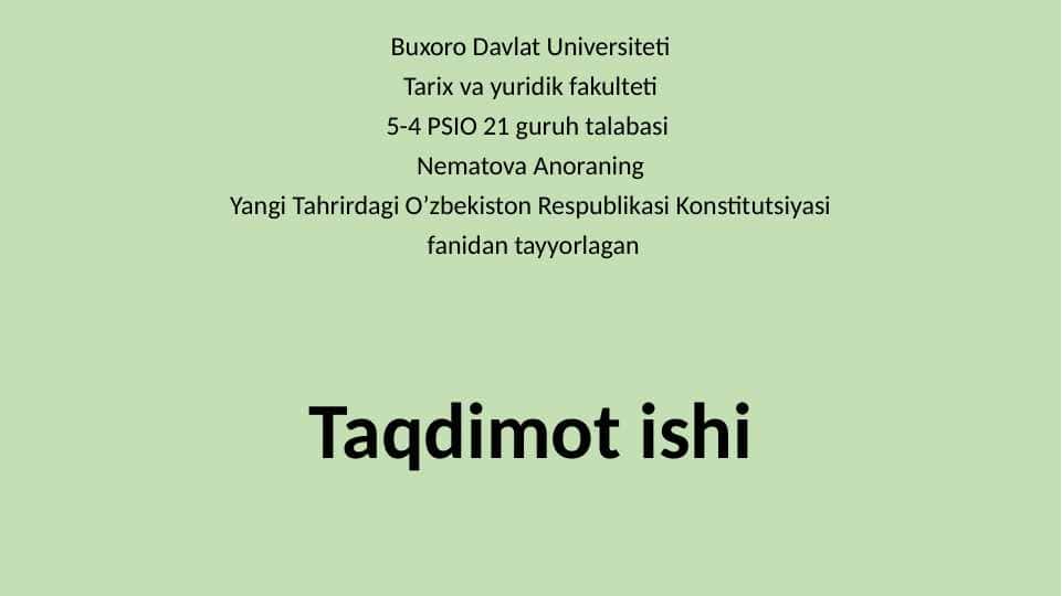 Konstitutsiyada bolaning huquqlari, erkinliklari va qonuniy manfaatlarining ta’minlanishi va himoya qilinishi.pptx
