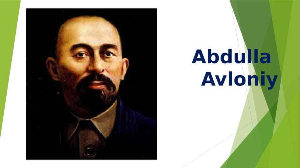 Abdulla Avloniy