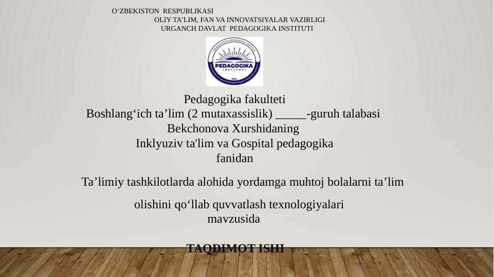 Oʻzbekiston yangi tarixidan sessiya test savollari
