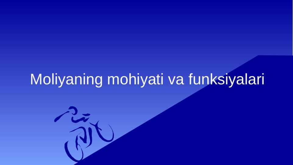 Moliyaning mohiyati va funksiyalari