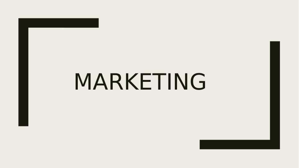 Marketing