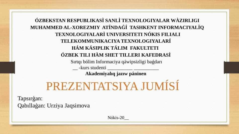 Jazba ham awızeki still oniń όzgesheliklerii