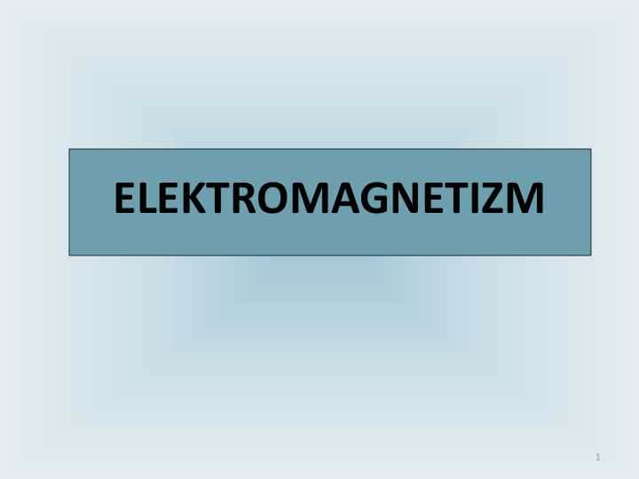 Elektromagnetizm