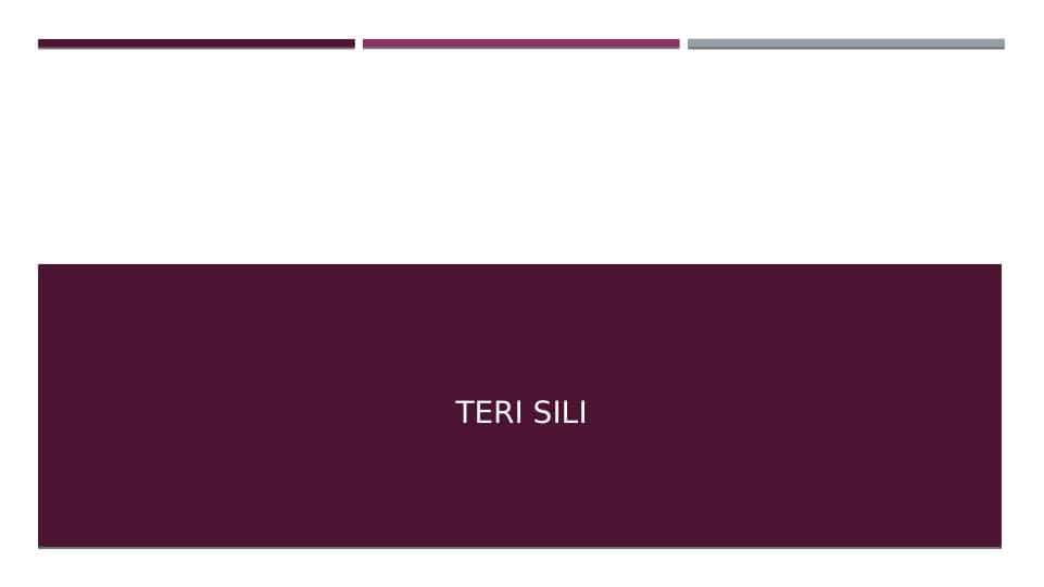 Teri sili