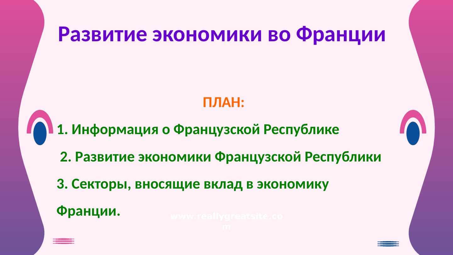 Развитие экономики во Франции