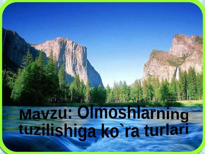 Olmoshlarning tuzilishiga ko'ra turlari DARS ISHLANMA