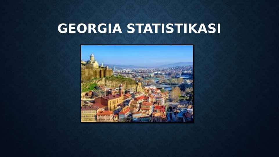 GEORGIA STATISTIKASI
