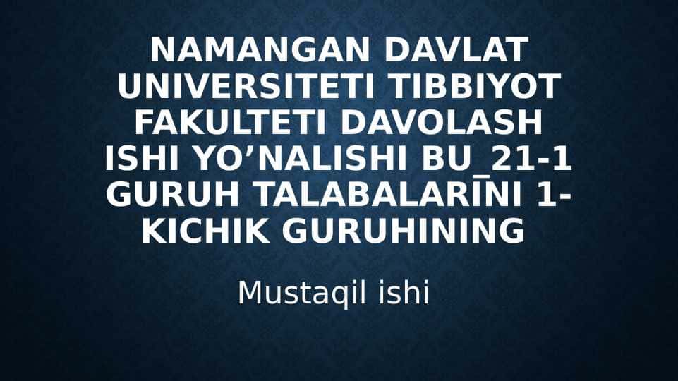 Lipidlar va ularning tuzulishi va funksiyasi