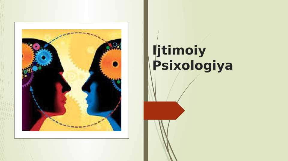 Ijtimoiy Psixologiya