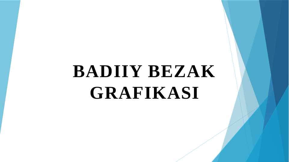 Badiiy bezak grafikasi