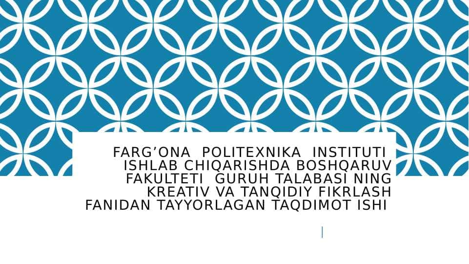 Yashil qalpoqcha fikrlash turi