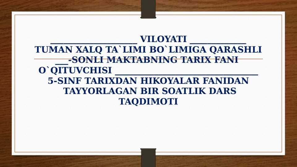 DUNYO XAVFSIZLIGIGA TAHDID