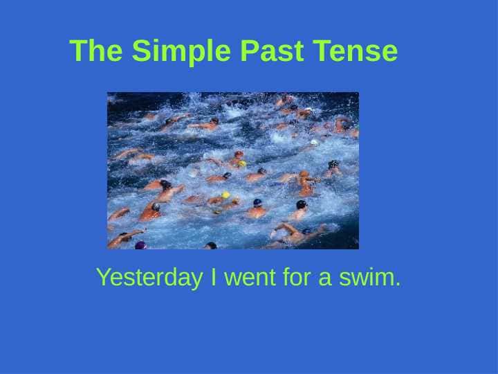 simple past tense