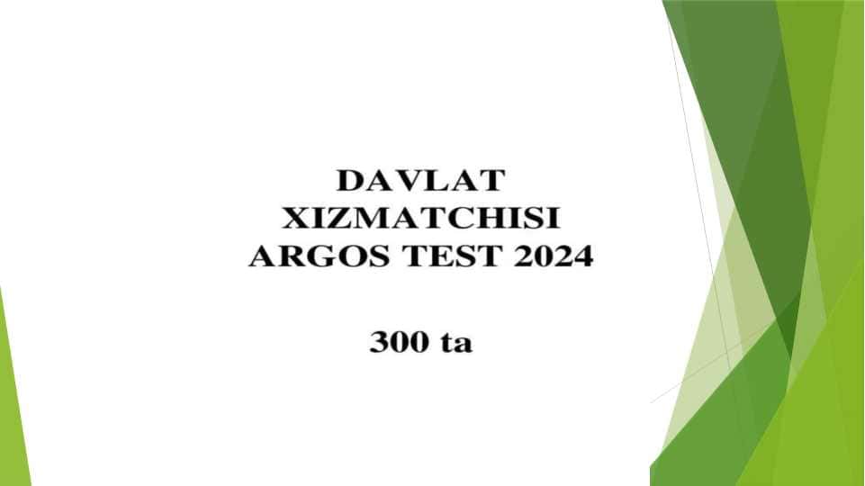 agros test 2024