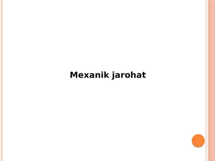 Mexanik
jarohat