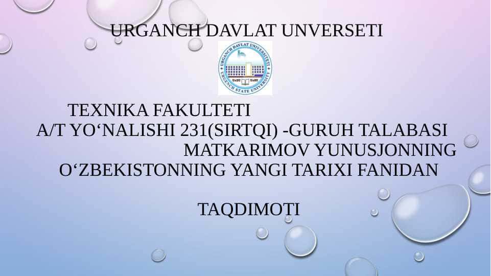 Oʻzbekiston mustaqillikka erishish davrida siyosiy ijtimoiy Jarayon