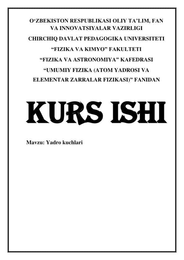 Yadro kuchlari