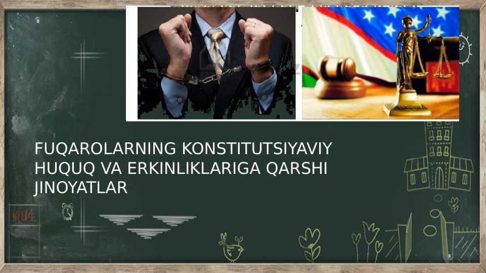 Fuqarolarning konstitutsiyaviy huquq va erkinliklariga qarshi jinoyatlar