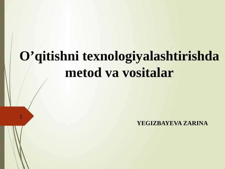 Metod va usul