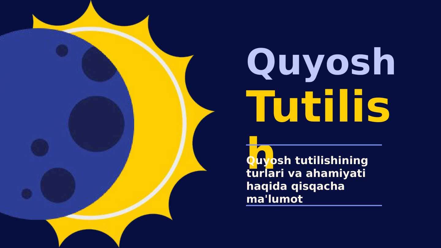 Quyosh Tutilish