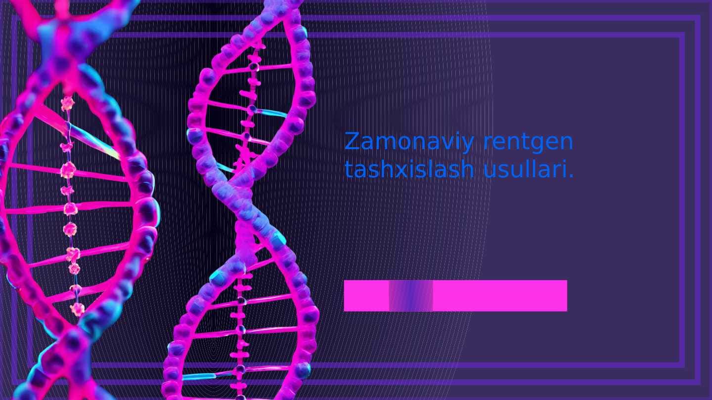 Zamonaviy rentgen tashxislash usullari