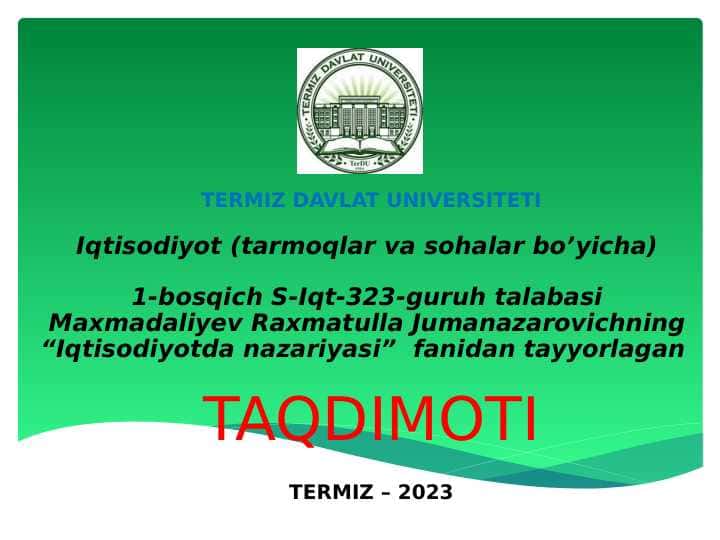 Monopolostik raqobat va oligopoliya