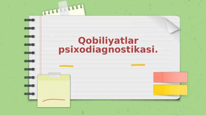 Qobiliyatlar psixodiagnostikasi