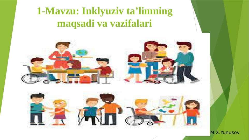Inklyuziv ta’limning maqsadi va vazifalari