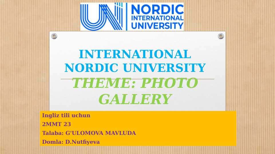 PHOTO GALLERY