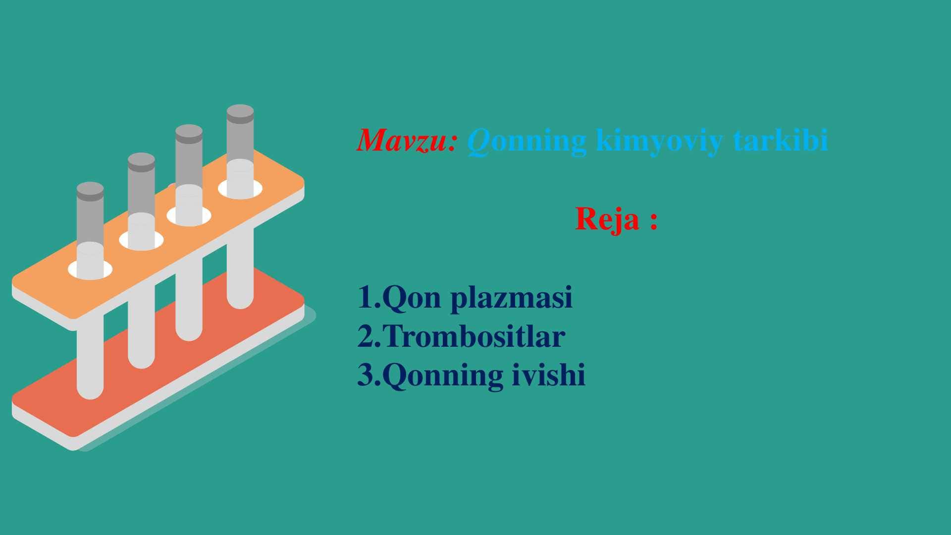 Qonning kimyoviy tarkibi