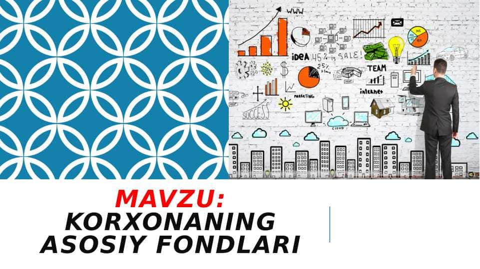KORXONANING ASOSIY FONDLARI