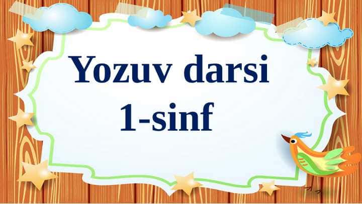 1-sinf yozuv darsi kichik z harfi