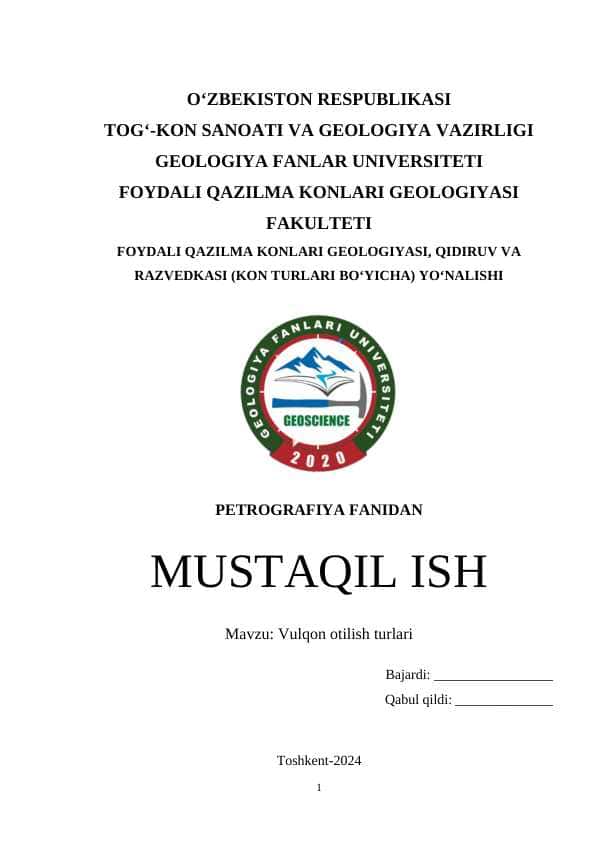 Vulqon otilish turlari
