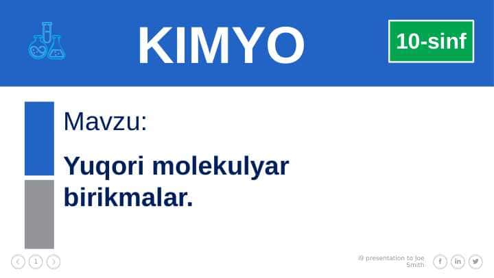Yuqori molekulyar birikmalar