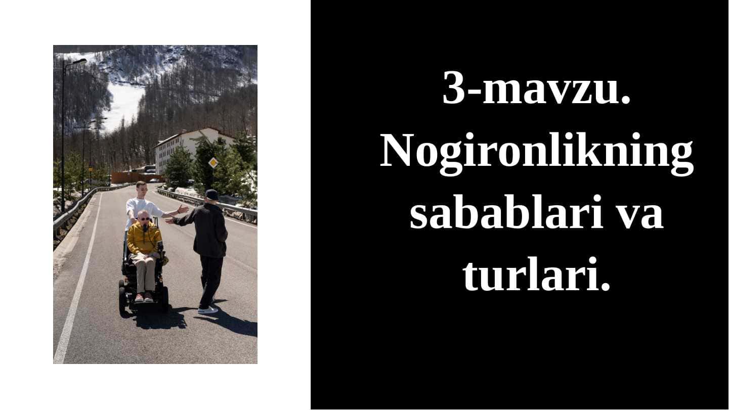 Nogironlikga ega bo‘lgan insonlrni himoya qilishning me’yoriy huquqiy asoslari