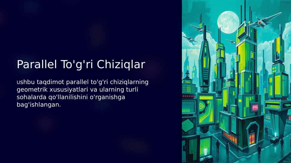 Parallel to'g'ri chiziqlar