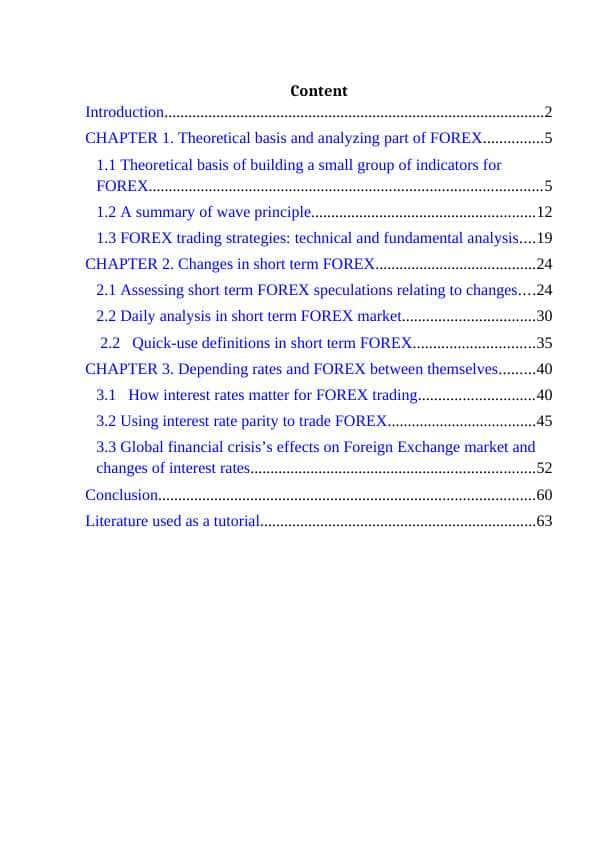 Global financial crisis’s effects on Foreign Exchange market and changes of interest rates