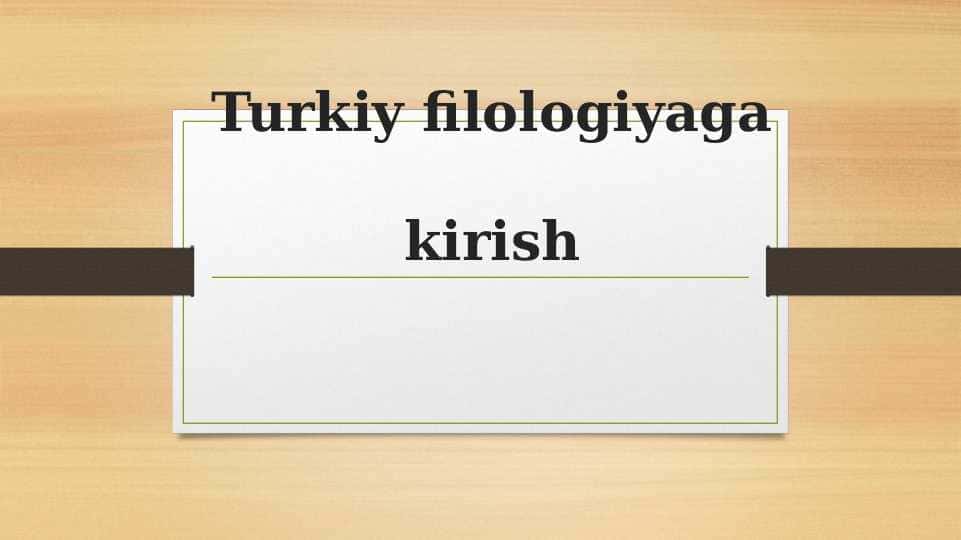 Qarluq guruhiga mansub turkiy tillar