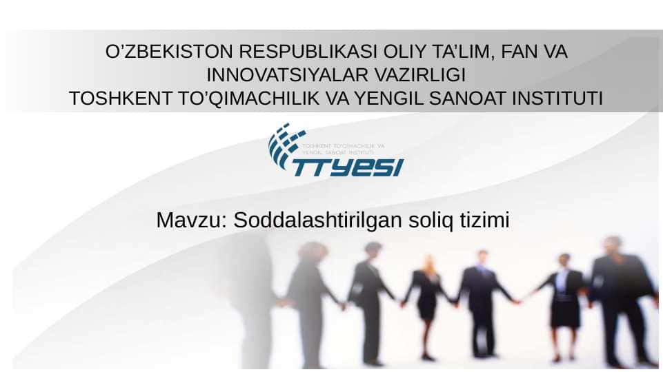Soddalashtirilgan soliq tizimi