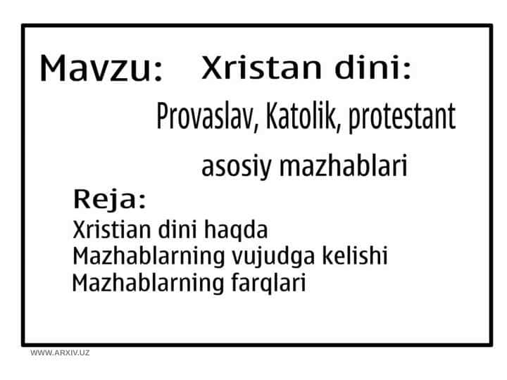 Xristian dini