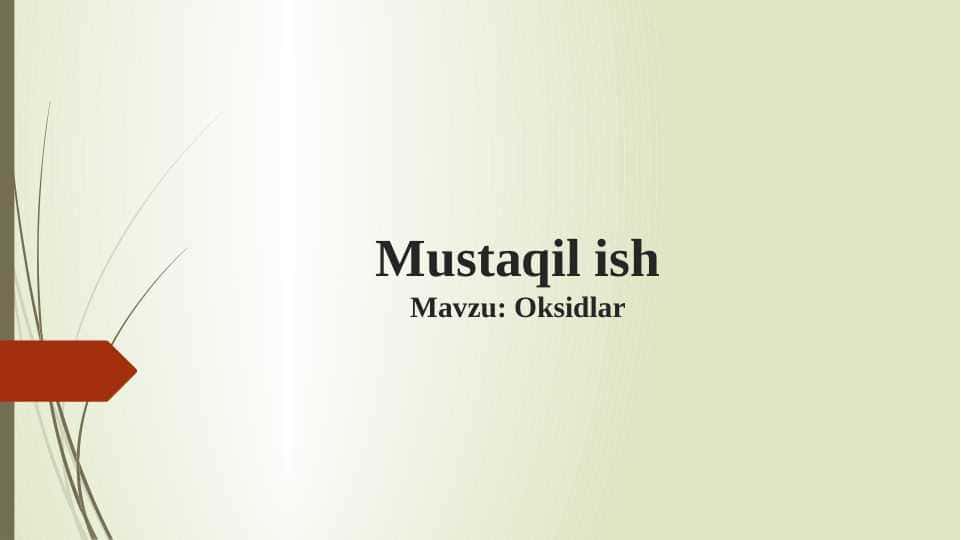 Oksidlar