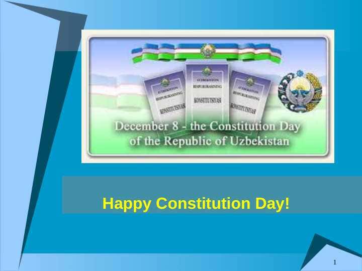 The Constitution of Uzbekiston