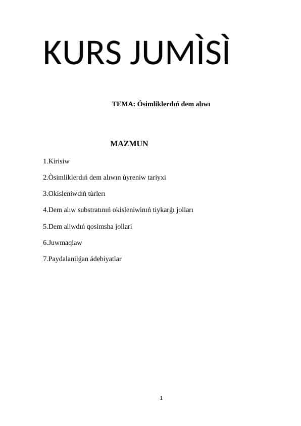 #kurs jumisi