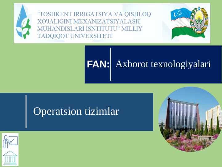 Operatsion tizimlar
