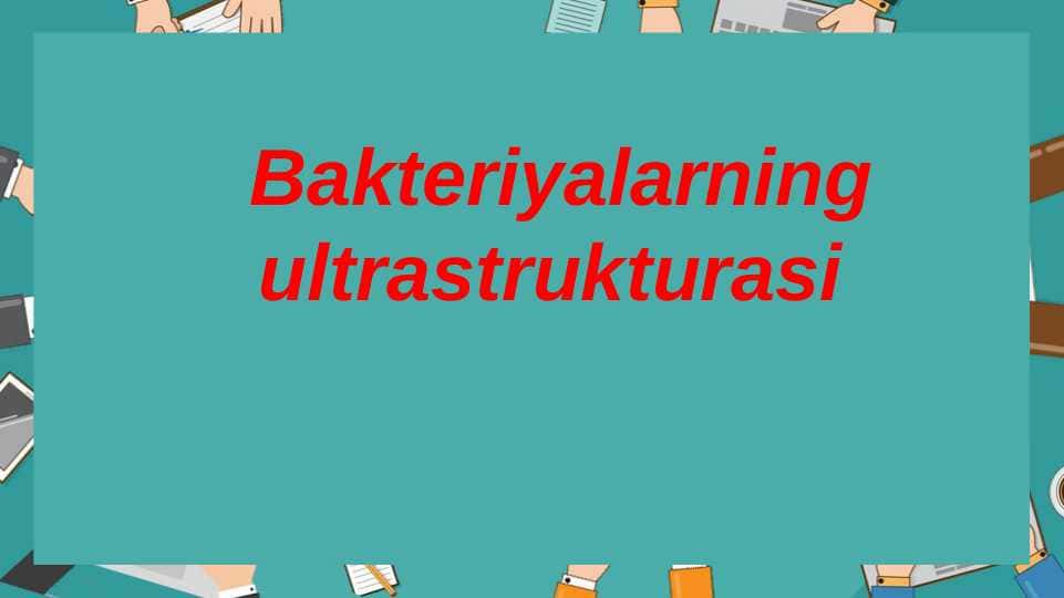 Bakteriyalarning ultrastrukturasi