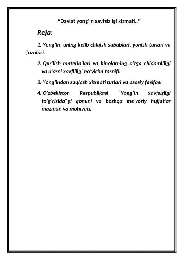 Davlat yong‘in xavfsizligi xizmati